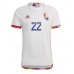 Camisa de Futebol Bélgica Charles De Ketelaere #22 Equipamento Secundário Mundo 2022 Manga Curta